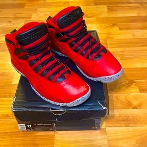 Jordan Red and Black Men's Shoes